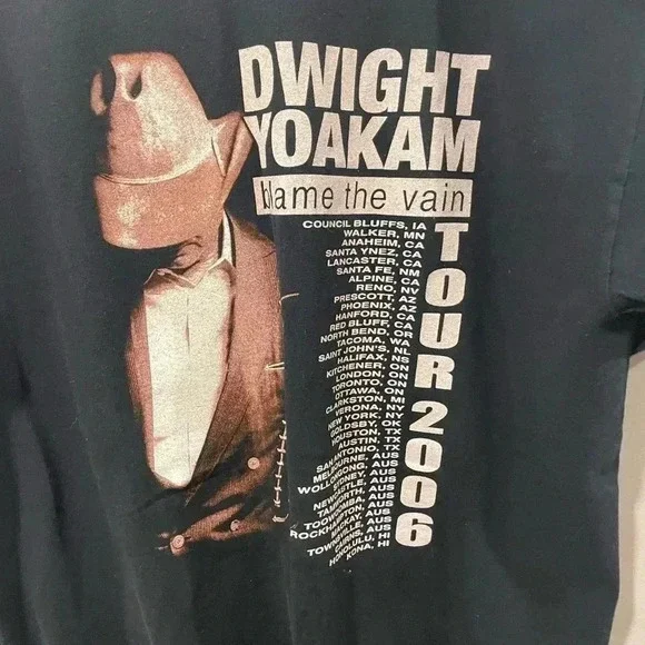 Dwight Yoakam Tour  Concert T-Shirt - Picture 7 of 7